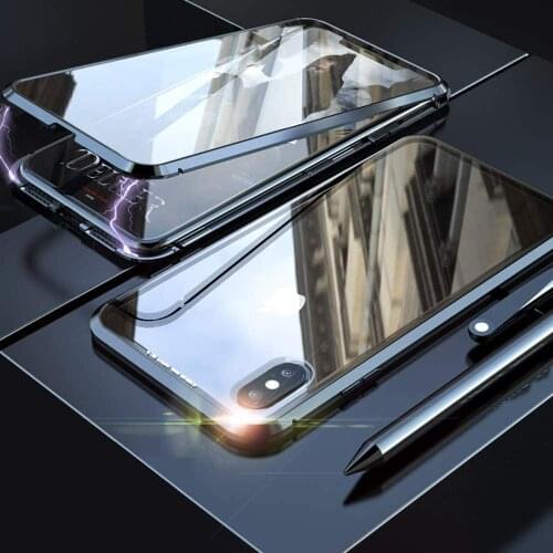 360 Metal Magnetic Case For Xiaomi Redmi Note 8 Pro 7pro 8A Case xiomi redmi note 8t 8 t note8t not t8 8pro 8a 8 a a8 Glas Cover