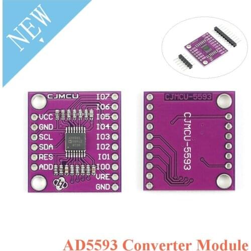 AD5593 Converter Module ADC DAC 8 Channel 2 Bit Analog to Digital Converter Configurable AD5593 Module