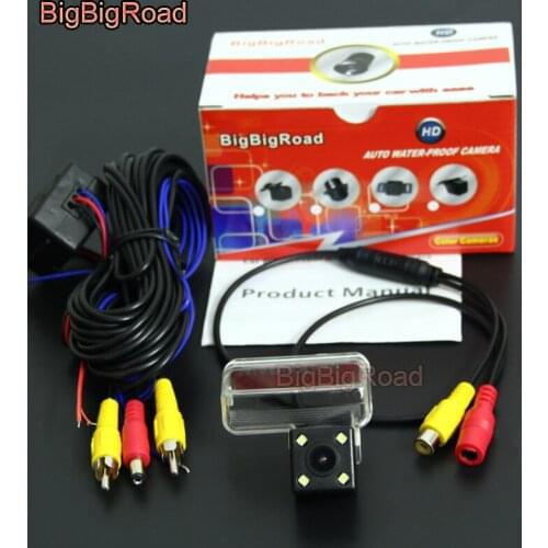 BigBigRoad Car Rear View Reverse Backup Camera For toyota camry 2012 Vois levin yaris L highlander verso 2014 2015 2016 / EZ