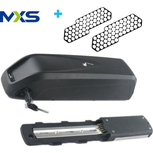 Jumbo shark ebike frame battery pack case 56pcs 18650 36V 48V 52V tube empty battery box ebike battery case