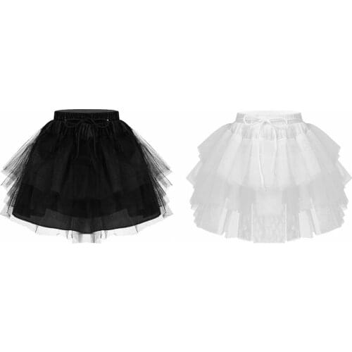 Flower Girls Layered Tutu Underskirt Petticoat Toddlers Party Wedding Underskirt 2023