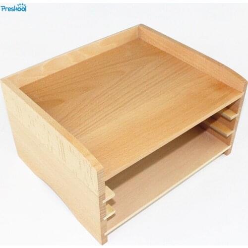 Baby Toy Montessori Botany Puzzle Cabinet Learning & Education Math Stick Classic Toys Wooden Toys