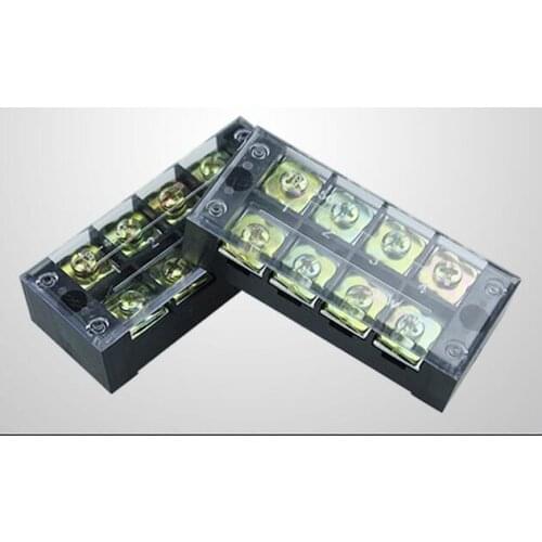 TB-4504 Fixed Terminal Block 600V 45A 4P Screw Terminal