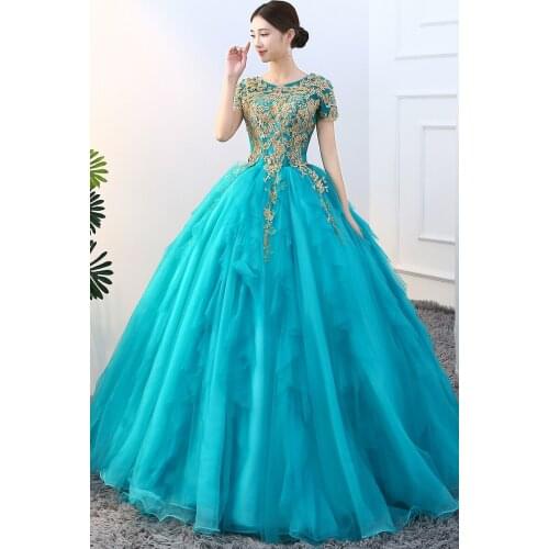 Lake blue ruffled wave ball gown sissi long medieval dress Renaissance Gown princess gown Victorian/Marie Antoinette