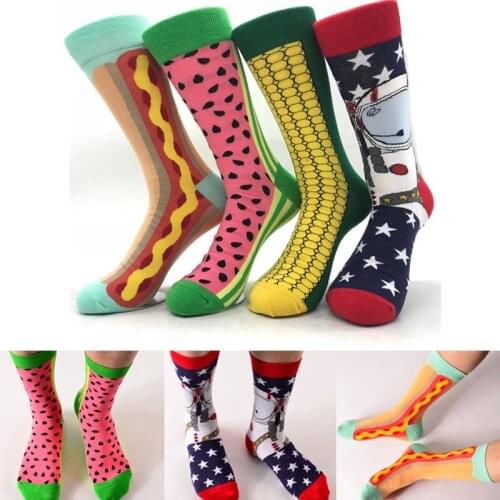 Cotton Soft Cartoon Women Men Girls Warm Winter Novelty Mid Tube Socks Short Socks Korean Style Women Socks Women