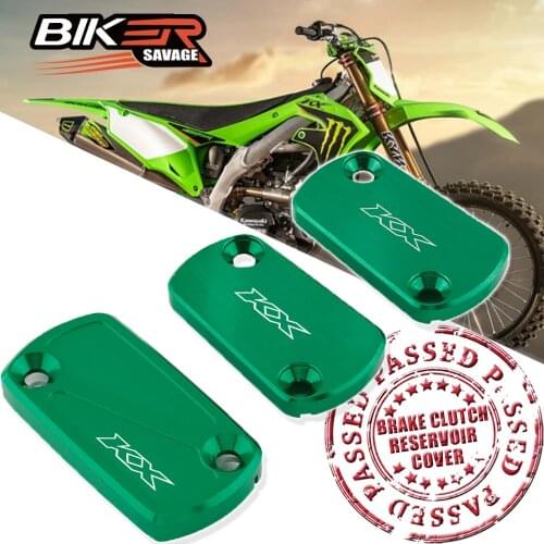 For KAWASAKI KX250 2021 KX450 KX 250 450 2019-2022 Front Rear Brake Clutch Reservoir Cover CNC Motorcycle Moto Accessories Parts