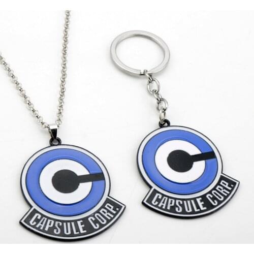 New Japan Anime Theme Logo Metal Pendant Necklaces/Keyrings Sweater Chain Women/Men Kids Jewelry Gift