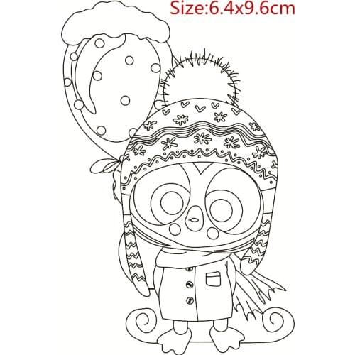New Transparent Silicone Clear Stamp Rubber Stamp Sheet Cling Scrapbooking DIY Cute Pattern Photo Album Decor Stamp