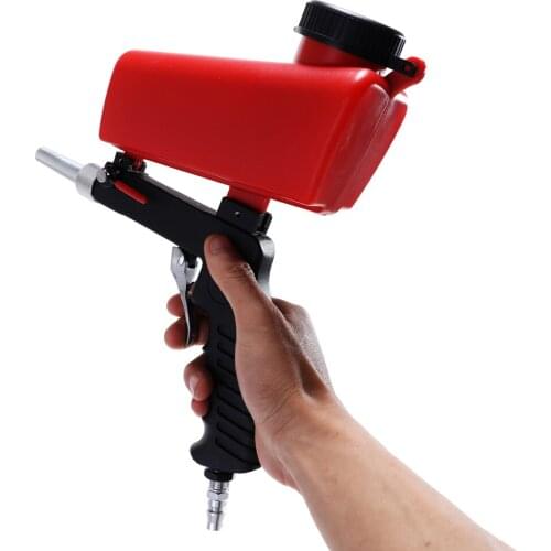 Portable Gravity Pneumatic Set Home DIY Mini Blasting Device 90psi Sandblaster Antirust Adjustable Sandblasting Machine