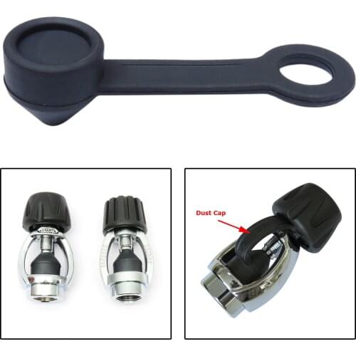 Durable Rubber Dive Regulator Underwater Diving First Stage Adapter Converter Protector Tank Valves