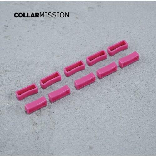 Retail universal plastic retainer diy dog cat collar dog leash accessories 15mm rose SK15SJ13