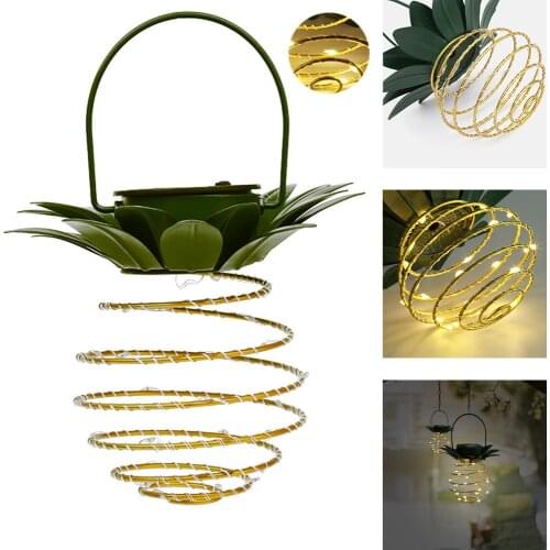 Garden Lights Solar 30LEDS Copper Lights Hanging Outdoor Decor Waterproof Wall Lamp Decorative Landscape Solar Outdoor Light