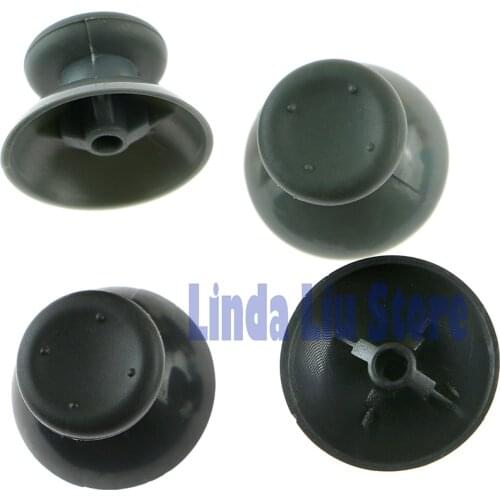 Grey Black Game Rubber Thumbstick Button Joystick Cap for XBox 360 Controller 100pcs/lot