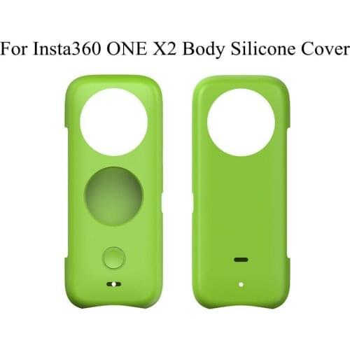 For Insta360 ONE X2 Body Silicone Case Protective Cover Sleeve Anti-fall Case For Insta 360 ONE X2 Panoramic Camera Accessories