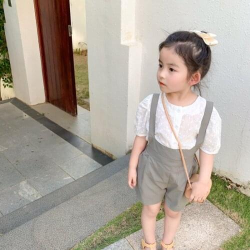 TaoziBaby Summer Overalls For Girls