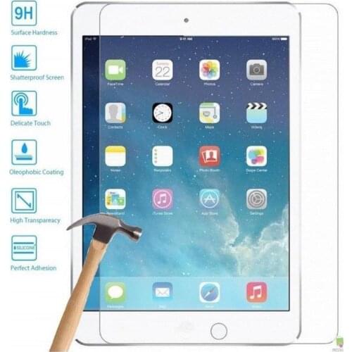 Tempered Glass LCD cover screen protector vidrio 9 H for Apple IPAD 1 2 3 4 Normal