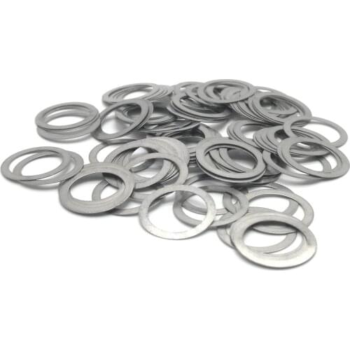 100pcs Stainless steel Flat Washer Ultrathin gasket Ultra-thin shim M3 M4 M5 Thickness 0.1 0.2 0.3 0.5 1