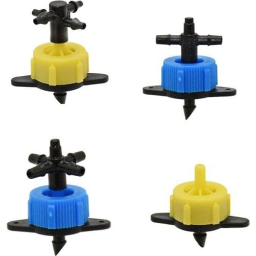 2L 4L 8L Dripper water debit 2-way 4-way emitter irrigation Steady Flow Dripper Automatic Pressure Compensation 150PCS