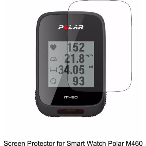 3* Clear LCD PET Film Anti-Scratch Screen Protector Cover for Polar M460 GPS Accessories