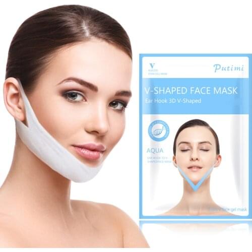 4PCS Face Lifting Masks Chin Cheek Lifting Beauty V Shaper Face Mask Face Contours Slimming Face Lift up Tools Skin Care