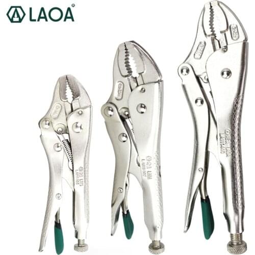 LAOA 3PCS Locking pliers Round Nose Welding Tool Straight Jaw Lock Mole Plier Vice Grips Pliers Welding Pliers