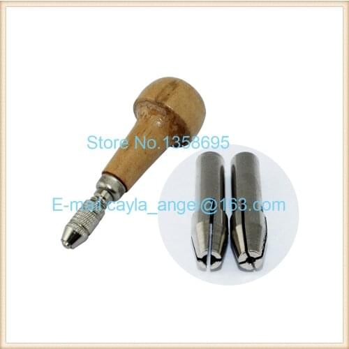 Free Shipping Wooden Pin Keyless Chuck Drill Bits Accessory Collet Universal Handle Bolts Goldsmith Jewelry Clamps Tools Collets