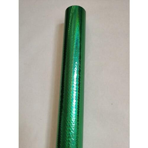 Holographic foil Hot stamping foil deep green quicksand pattern hot press on paper or plastic heat stamping film
