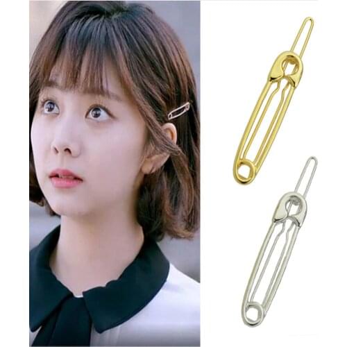 Exquisite Jewelry Hair Clip Fashion Metal Pin Shape Hair Ornaments Decorated Clip For Ladies Hairpins 1 PC Styling Tool