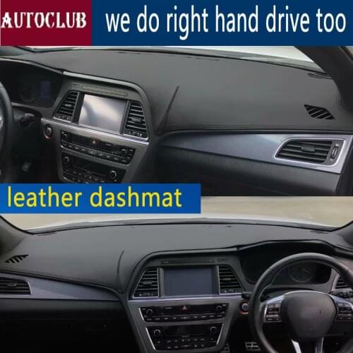 For Hyundai Sonata 2015 2016 2017 2018 2019 Leather Dashmat Dashboard Cover Car Dash Mat SunShade Carpet Accessories