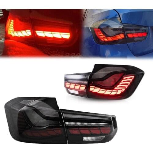 L/R For BMW F30 3 series Taillight 2012-2019 Rear Light DRL+Turn Signal+Brake+Reverse LED Tail Lamp For BMW M3 F80 2014-2018
