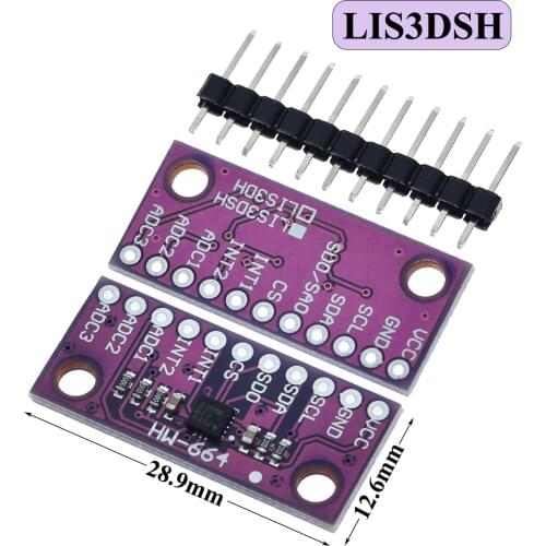 LIS3DSH high-resolution three-axis accelerometer triaxial accelerometer module LIS3DH for Arduino