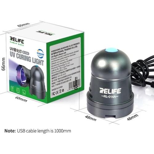 Tool Sets For RELIFE USB Portable UV Glue Green Oil Lamp For mobile phone Fix Circuit Board Repair