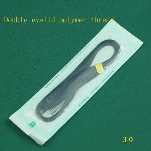 Nano seamless double eyelid polymer thread suture thread