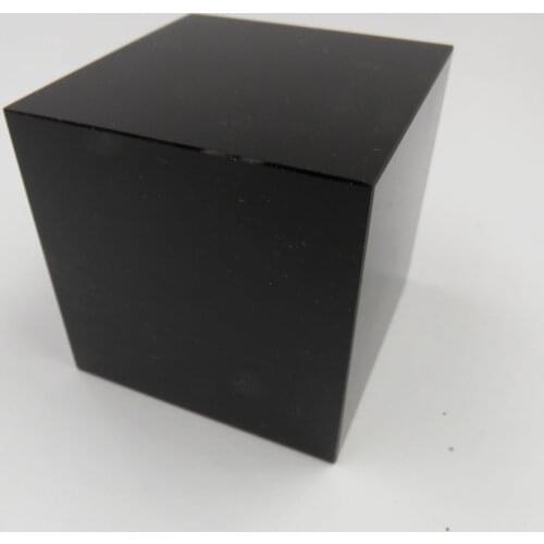 2019 New !! Rare 2~9cm AAA+ Natural Rock Black Obsidian Crystal Cube Reiki Healing Home Decoration Fengshui Wholesale Price