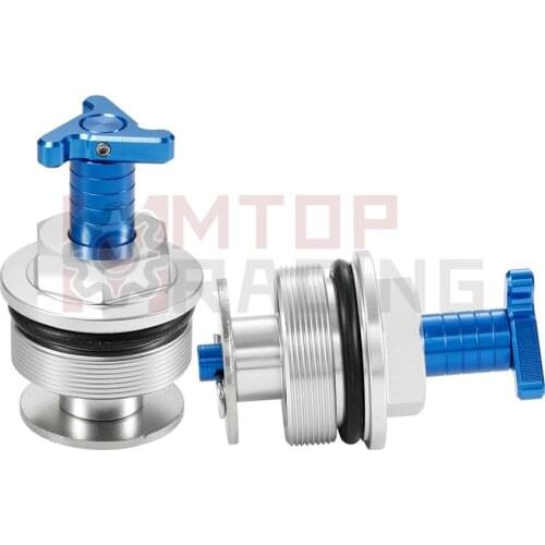 Preload Fork Caps Fork Screws For Yamaha FZX250 ZEAL SRV250 TDR125 38mm Triangle Adjustable Fork Bolts