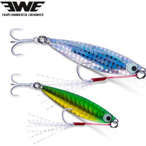 EWE BAOANTIEBAN Jigbait Lures 45mm/50mm/58mm/63mm 7g/10g/15g/20g Artificial Metal Lure Bait 1 Piece Sale