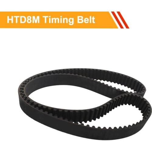 HTD8M Timing Belt 8M-856/864/872/880/888/896/904/912/920/928/936mm Round Rubber Drive Belts 25/30mm belt width Gear Belt