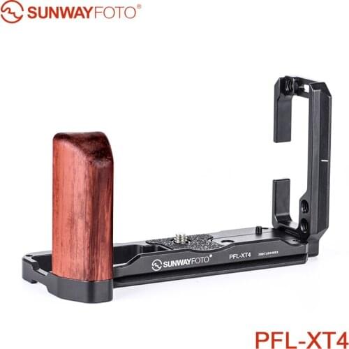 Sunwayfoto PFL-XT4 Tripod Head Quick Release Plate Arca for Fujifilm X-T4 Aluminum Alloy L-Bracket