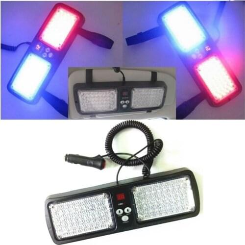 Led car sun visor light 12v Automotive Emergency flashing warning Police Caution lights DRL strobe flasher daylight beacon lamp