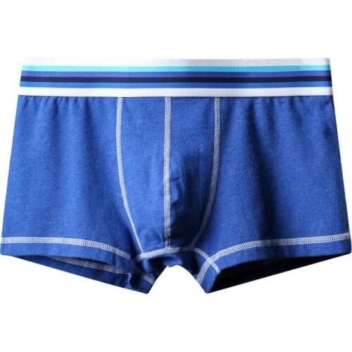 Comfort Comfort Sexy Underwear Men cool cotton Shorts Breathable comforty Interior striped shorts