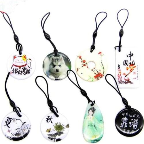 1Pcs UID RFID Card S50 1K 13.56MHz Rewriteable Writable Keyfobs Badge Changeable MF Waterproof Card Fast Shipping