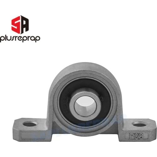 1 Pcs KP08 Bearing Pillow Block Mounted Support Zinc Alloy Diameter 8mm Bore Ball 3D Printer DIY Parts Self Align