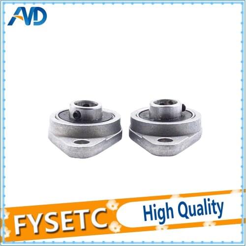 8 pcs/lot KFL08 Bearing Bracket For Trapezoidal T8 Lead Screw 3D Printers Parts Mounted Stand Part Stainless Steel Support