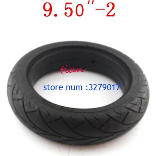 9.50''-2 Solid Tire For Gas Scooter Electric Scooter / Electric Scooter Spare Airless Tire 9.50-2 Rubber Tire