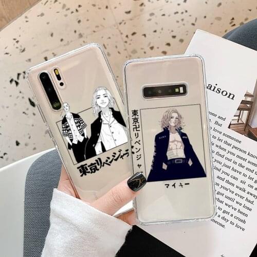Tokyo Revengers manjiro sano Phone Case Transparent for Samsung A71 S9 10 20 HUAWEI p30 40 honor 10i 8x xiaomi note 8 Pro 10t 11