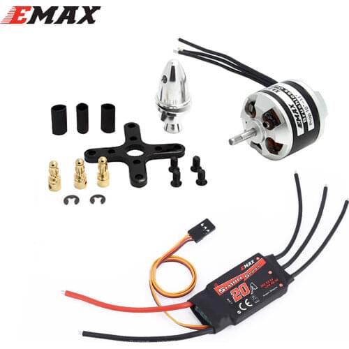4set/lot EMAX XA2212 820KV 980KV 1400KV Motor With EMAX Simonk 20A / 30A ESC Set For RC Model for F450 F550 RC Quadcopter