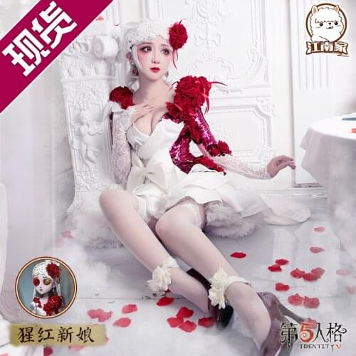 Game Identity V Vera Nair Cosplay Costumes Flavorist Flower Wedding Clothing Bride Formal Dress Female Party Role Play Clothing