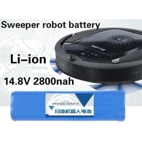 14.8V 2800mAh Li Ion Battery 12V Battery Pack 14.8V Lithium Bateria for Sweeper Robot FC8820 FC8810 Robot 14.8V Vacuum Cleaner