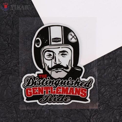 Fashion Smoking Gentleman Stickers Motorcycle Bike Car Styling Decals