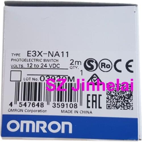 OMRON E3X-NA11 Authentic Original Photoelectric Switch 12-24VDC 2M